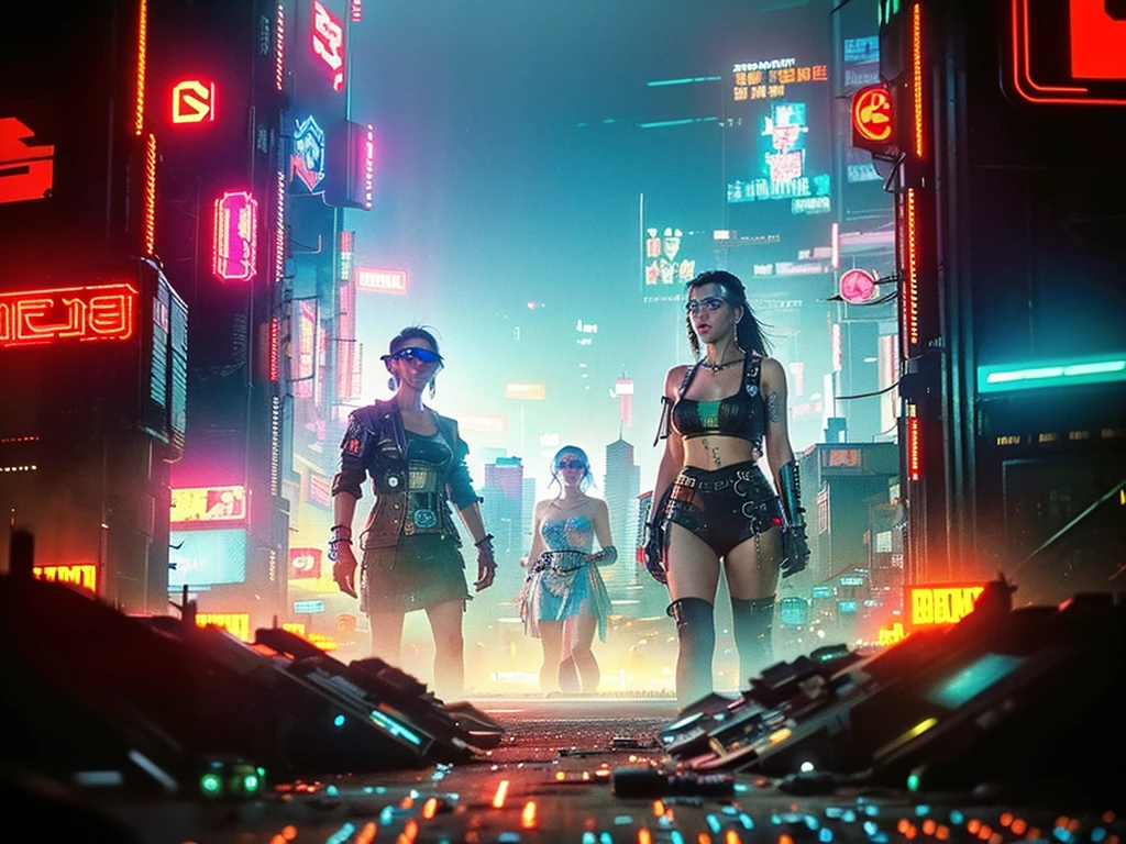 (an artistic photograph of a cyberpunk prostitute),full body shot, centered, (extremely detailed:1.2), (intricate neon slums in the background:1.1), hyper-detailed, (soft lighting:1.2), high resolution, filmic grain. --auto