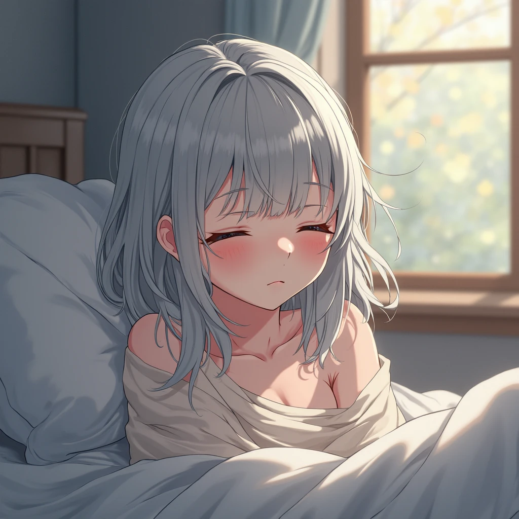 Lots of giant silk pillows. Princess Squirting. Blushing. Drooling. cry. naked. Sweaty. Luxury bed