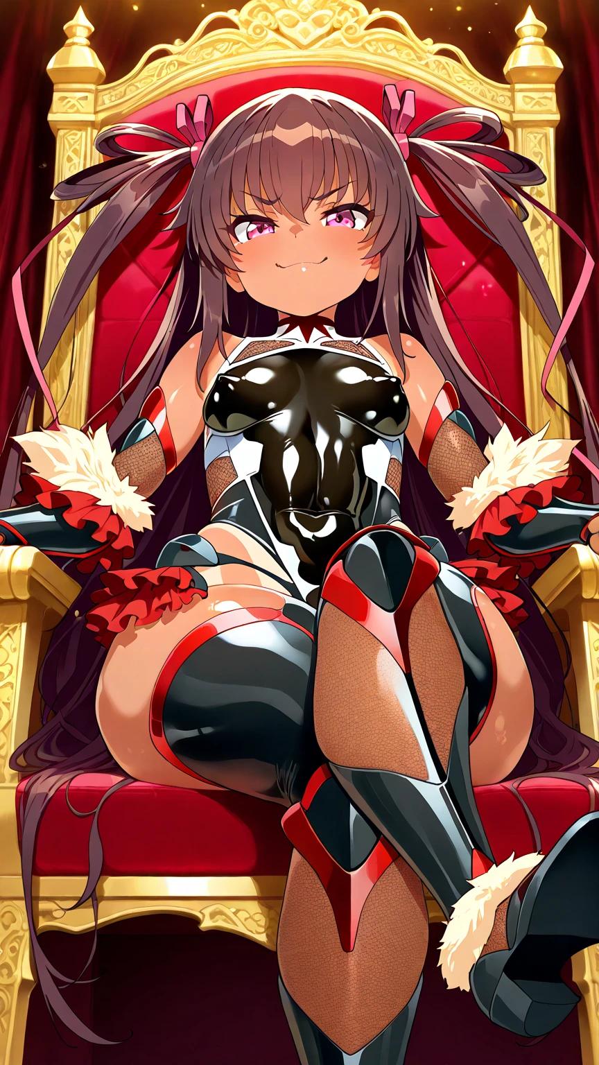 Meru vestida de diablita sexy