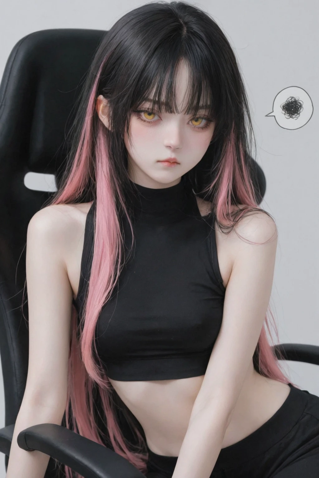 POV, Fate GO, Astolfo, Abigail Williams, comfy clothes, radiant eyes, bright green eyes, eyes rolled back, pink sweat shirt crop top, sexy black lace underwear, black lace choker, looking up, living room background, laying on each other, seductive,