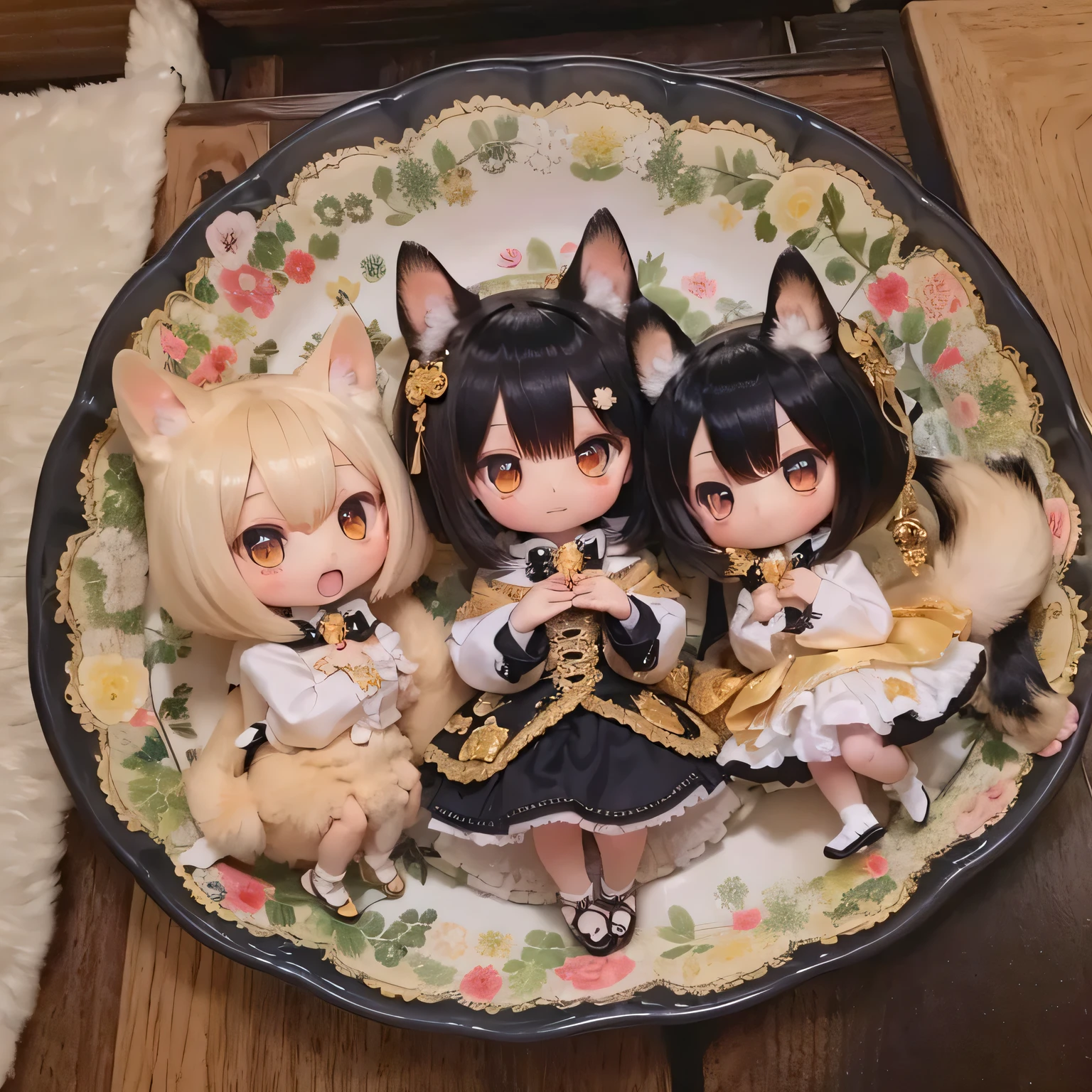 
shiba inu girls chibi run