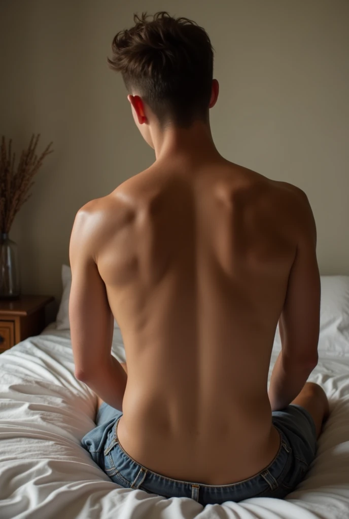 a human form with his head tilted down