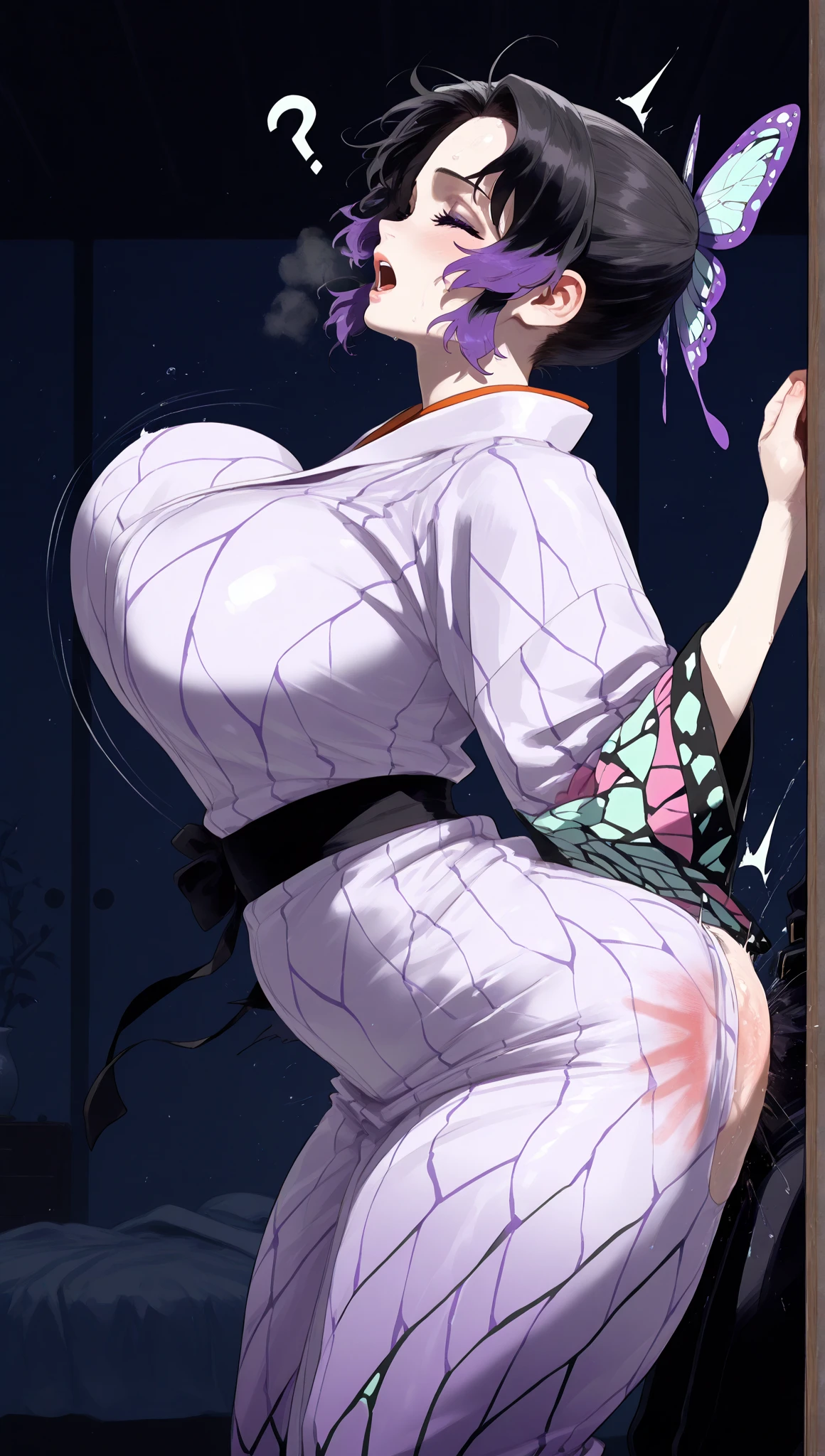 (nsfw、Best Quality、masutepiece)、1 Women、very plump body、Thick Thighs、Chubby、very fat thighs、Curvy body、Erotic、Tentacle Sex、 (Many alien tentacles:1.2)、srestrained、MuCoi、Tentacles are entangled all over the body、Red Long Cheongsam、side slits、Colossal breasts、shinny skin、thighs thighs thighs thighs、Wearing Lingerie、Troubled face