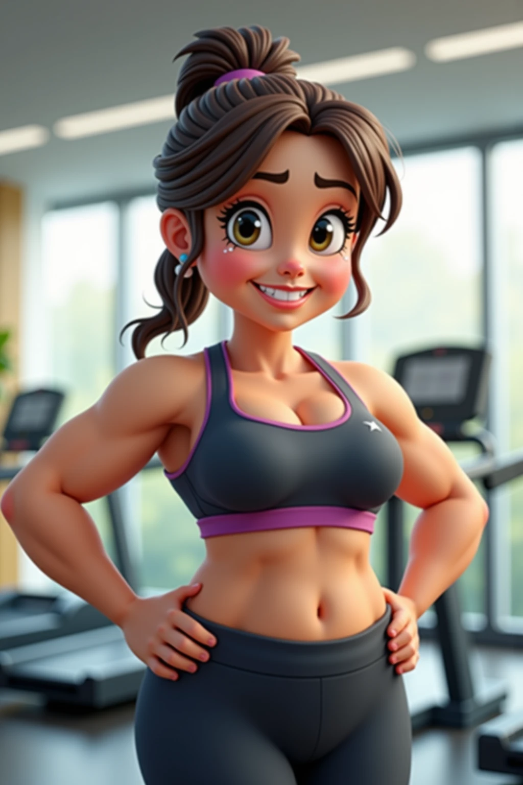 a close up shot on a ((human turtle hybrid: 1.5)) sprinter in a running lane getting ready to sprint in the Olympics, tense look, getting ready to sprint, (best detailed face: 1.3), lean muscled body, sweat beads on forehead, (wearing athletic shirt, pants and sneakers: 1.2), (anatomically correct: 1.4), (full body shot: 1.1) , vibrant, Ultra-high resolution, High Contrast, (masterpiece:1.5), highest quality, Best aesthetics), best details, best quality, highres, ultra wide angle, 16k, [ultra detailed], masterpiece, best quality, (extremely detailed), Cinematic Hollywood Film, Anthro... woman