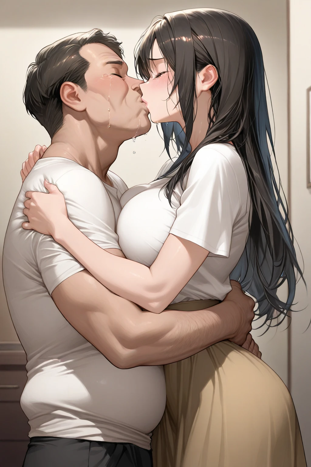 Standing Sex , A man is raping a girl、(((Grab her breasts)))、(Highest quality,High resolution, Realistic, High resolution, 1 Girl NSFW) ,Vaginal intercourse,Orgasm Facial,Sweat,saliva,,Big Breasts,cum in pussy,(Girl trembling with sexual climax)、Sweating、(((Heart pupil)))、Please open your mouth wide、Sticking out tongue、(ahegao)、Big Breasts、 ,(((Grabbing my chest from behind))