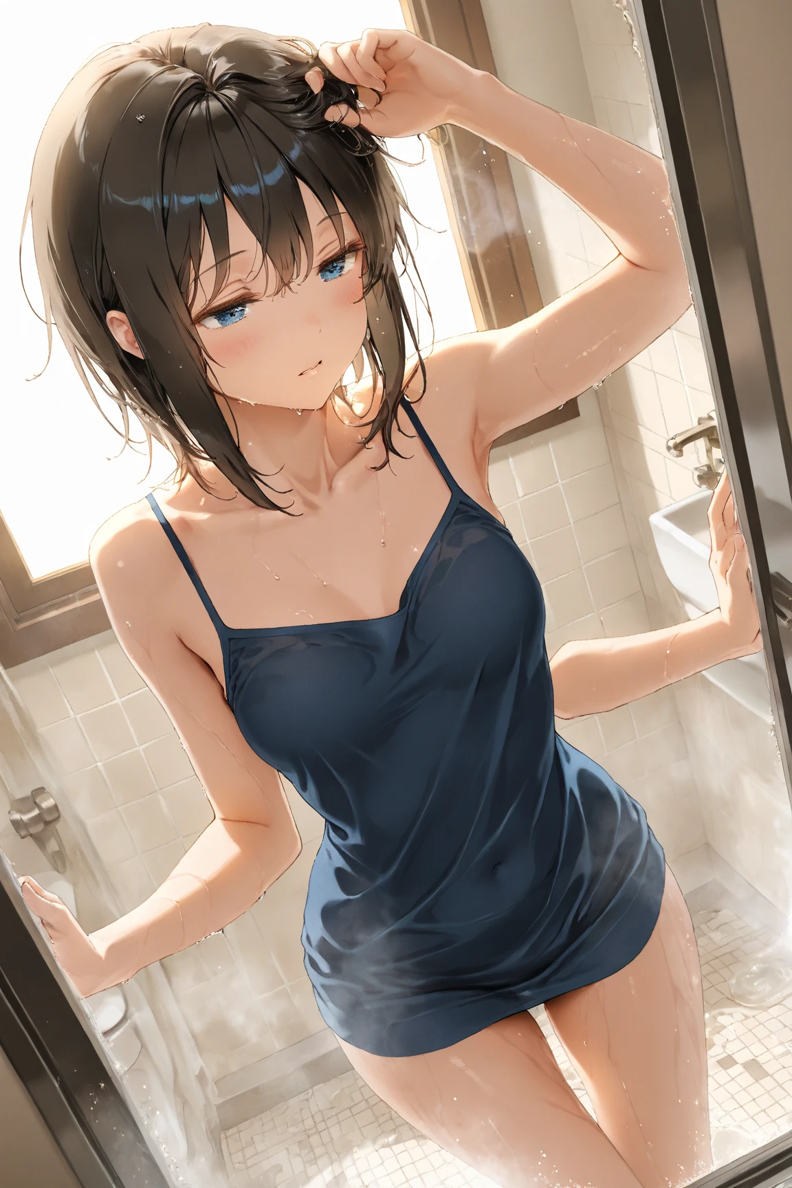 Nsfw, (best quality, 8k, 32K, artwork, Ultra HD:1.2),ahe gao, bed, bedroom, cum dripping, cum dripping, cum in pussy, cum inside, cum overflow, cum pooling, earring, wild piercing , blushing, happy, happy sex, looking satisfied, medium breasts,