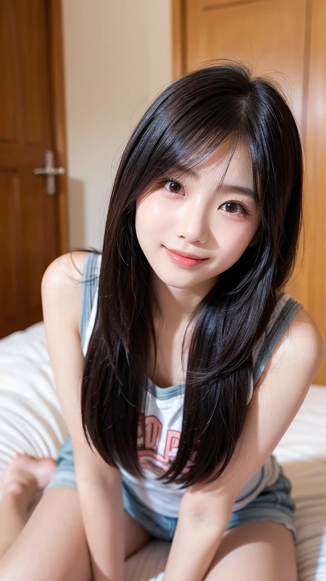 A 20-year-old woman who looks 15 but has the cute face of an idol.。Gentle and cute。Please smile kindly。She is completely naked、Iの胸は少し大きいです. I'Giving a blowjob to a 50 year old man in the bedroom. RAW Photos Genuine Genuine Genuine life No copyright notice