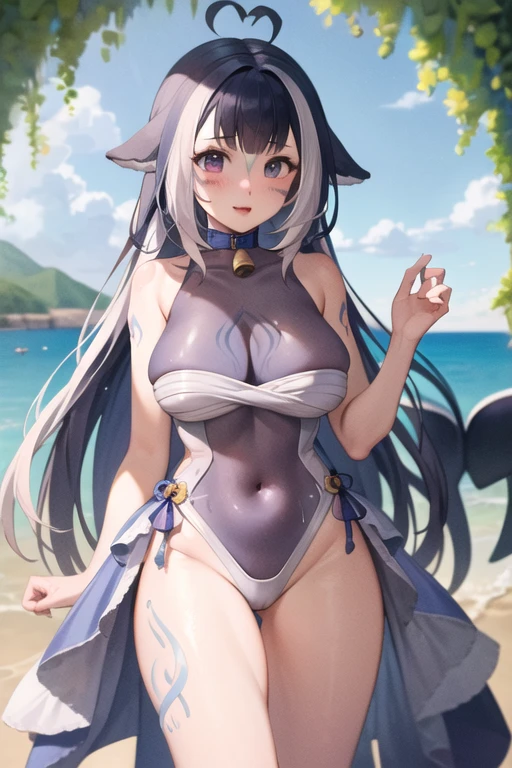 tamamo plump super breasts Big waist Bunny Suit leotard