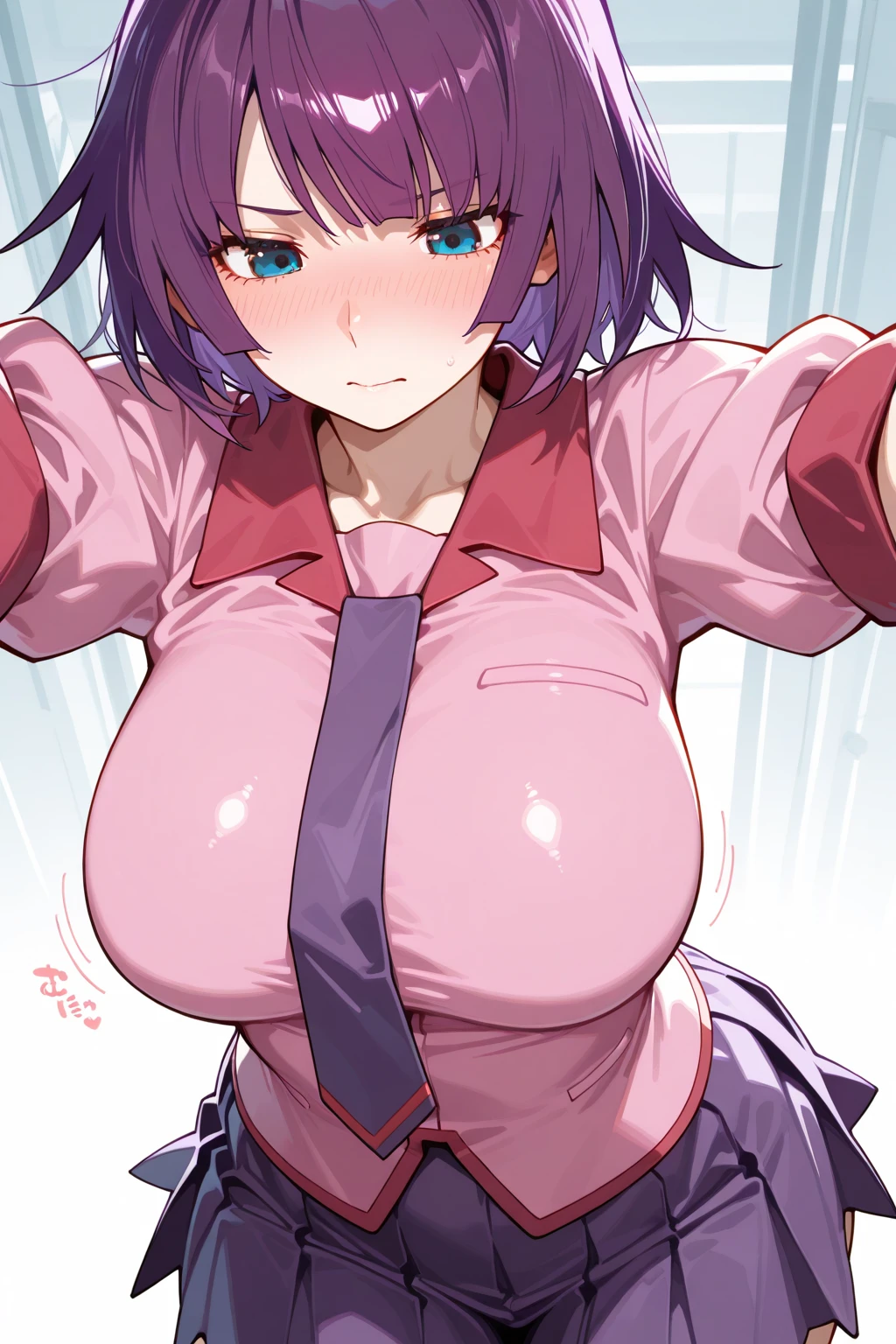 (nsfw:1.5),Please take, perverted grin, ( juice stains:1.2), , 1 huge breasts, random hair color、vagina、SEX in、open your mouth and stick out your tongue、ponytail、fuck from behind