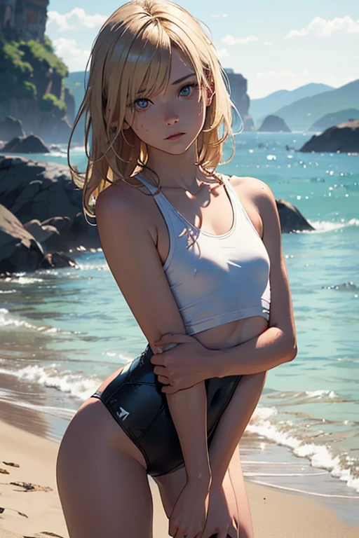 Toga de boku no hero en la playa