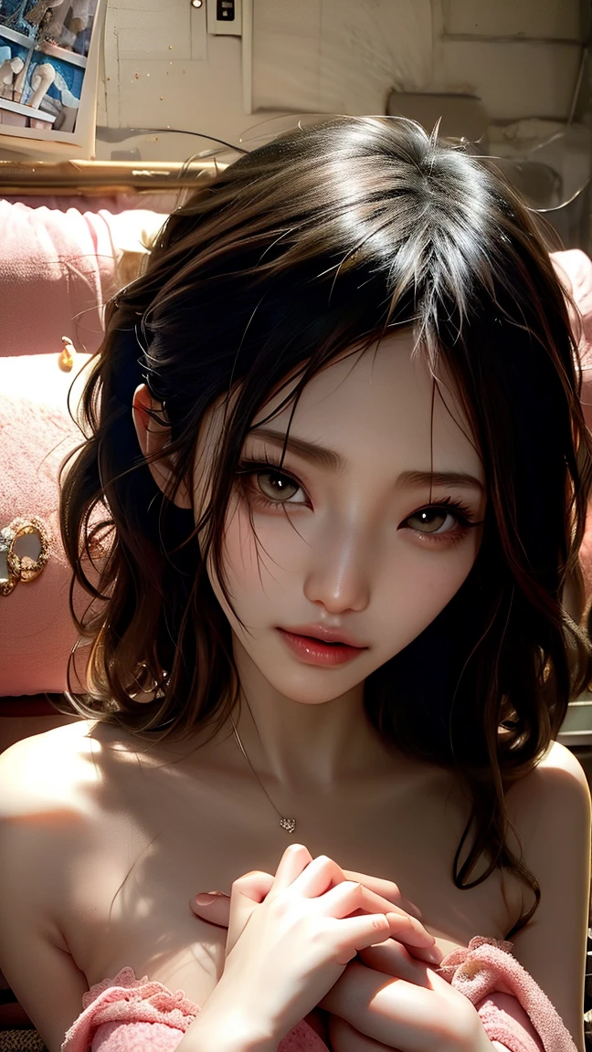 ((masterpiece, highest quality, Best image quality, High resolution, Realistic, RAW Photos, 8k)), Retro games, Nintendo, Sega, Namco, Capcom,Big and cute eyes、Charming smile、Very beautiful and sexy in every detail