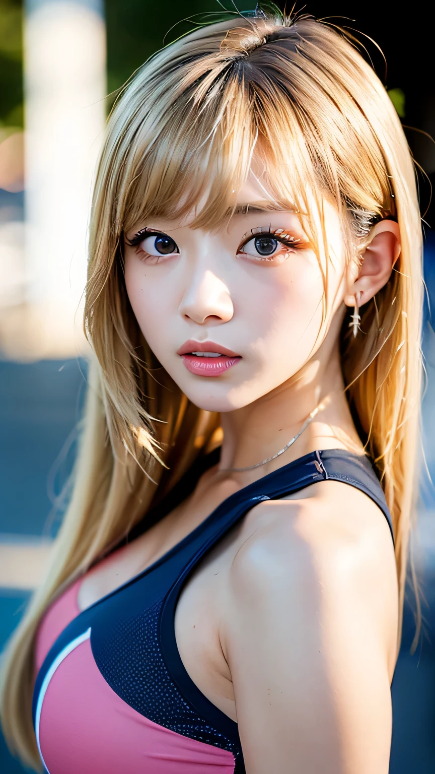 (8K, Best Quality, Masterpiece: 1.2), (Realistic, Photorealistic: 1.37), Super Detail, Girls Only, Cute, (Full Body: 1.4), 30s, Precise Hands, Small Red Satin Fabric Panties, Red Bra, (Half Up: 1.2), Blonde, Floating Hair Novafrog Style, Hotel, Bedroom, On Bed, (Ahegao), (Taken from Overhead), (Front), (upper body), (shoot to the tip of the head), (open your mouth as wide as possible), stick your tongue out a little, (hard tearing), (look up), (look up), (look up), (look up), sweat profusely, wet eye makeup, perfect face