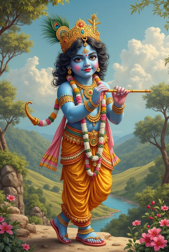 Krishna according to bhagwat puran