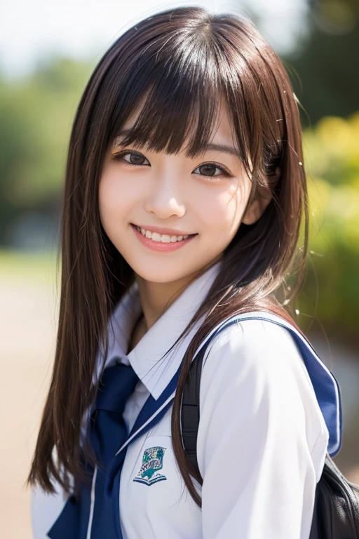girl，One right hand、One left hand