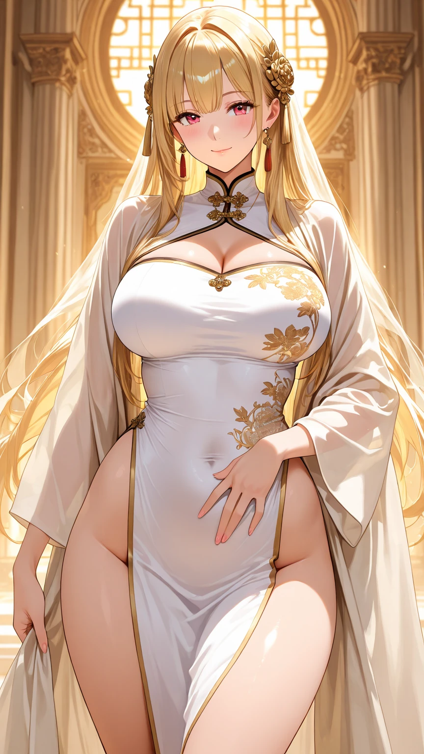 The best masterpiece ever、🌟Beauty, 3D 2 dimensions, rich, bionde, skirt, stockings, high heels, Star、(Highly detailed CG Unity 8K wallpaper),(masterpiece), (highest quality), (Super detailed), (best work),(best shadow), (sharp eyeliner, eye shadow, fine eye:1.1), (超High resolution,realistic,realistic),(8K,Raw photo),mature woman、sensual curves、huge breasts、thighs、bubble、Ass masterpiece, full body shot, Beautiful woman, enchanting smile, thick lips, plump lips, blush, looking at the viewer, provocative expression, Beautiful hairstyle, cleavage, Plump、curvy hips、attractive face、sexy dress、an inviting gaze、expression of emotions、(((erotic dress)))、gorgeous accessories 、Women with Big Breasts, golden hair, colored feather, metal ornaments, colored flowers, particle, light, (1 girl:1.3),(Fractal Art:1.1),(colorful:1.1)、(flowers:1.3),most detailed,(tangled:1.2), (dynamic pose), (abstract background:1.3), (shiny skin), (lots of colors :1.4), ,(earrings:1.4), (feather:1.4),masterpiece, highest quality, Super detailed, 30~40 years, full body shot, beautiful 、different hairstyles,gold headband,plump breasts,beautiful butt,greek clothing,Tulle covers the chest,perfect balance, Costume Details Details,marble,cinematic lighting, film grain, high detail, openwork decoration,(((Colorful high-end dresses)))、(((Anatomically correct body))) ,big breasts,cowboy shot, blush, (((1 girl))), perfect face, (((highest quality))), (Super detailed), detailed face and eye, (alone), High resolution、beautifuleye,(((sexy pose)))、(((Well-formed big breasts)))、((beautiful eye))、luxury、(((超High resolution)))、(((detailed description)))、(((Chubby body type)))、(((Body parts that correspond to anatomical structures)))、Beautiful long eyelashes、Balanced body type,The legs and arms are just the right size、Fishnet tights、glamorous、(((Clear white and black eye)))、lipstick、Sparkling、(Undistorted face, eye, body)、jewelry、gem、(Long and curled beautiful eyelashes)、(((Well-balanced beautiful breasts)))、(transpare