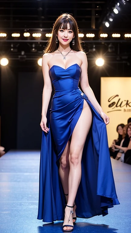 Ladies in hostess clubs、((Height: 160cm))、Midnight blue long dress(8K、highest quality、masterpiece:1.2)、((1 Female、Full body、Are standing:1.37))、(Genuine、photoGenuineistic:1.37)、Very detailed、1 girl、highest quality、masterpiece、Ultra-high resolution、Full body photo、(Realistic:1.4)、、Detailed face、Brown eyes、Neat and clean dresses、引き締まったbody、、Provocative wink、Full body angle、Semi-long hair、Beautiful Japanese actresses((Natural lighting)), Realistically,highest quality, Complex CGI,highly Detailed face,High Detail Eyes,(Realistic、Realistic)、Beautiful Japanese actresses、Short-haired、Cinematic Light, Realistically, highest quality, Complex CGI,非常にDetailed face,High Detail Eyes,cute、 (Perfect beautiful pretty face:1.15)、Semi-long hair、(Semi-long hair:1.5)、Floating hair、body、20-year-old woman、Brown Hair、、Brown eyes、Small Head、((M-cup fashion girl、Beautiful Eyes、Genuine face、Genuine skin、Genuine-looking face、Genuineな肌、(Small breasts)、繊細なbody型、((The background is a sunny place with bright white walls))