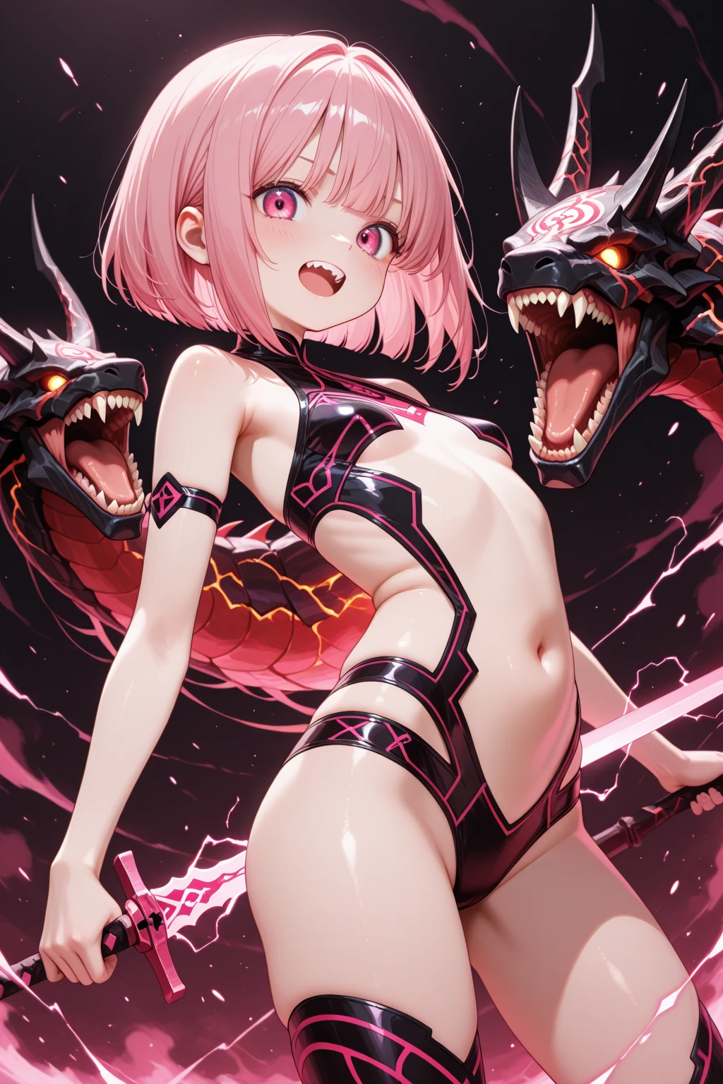 best quality, high_resolution.girl parasite_mecha ,out viscera, peeled skin, guro,