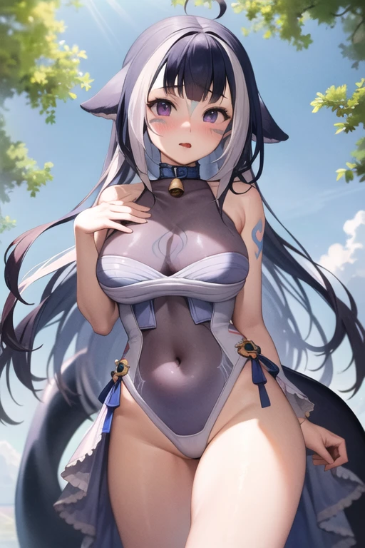 fantasy forest, (fantasy:1.2), (forest background: 1.3), (yuri:1.5), looking at another, (2girls:1.7), (giantess:1.2), (height_difference:1.5), (size_difference:1.3), (giantess:1.1), forest background, nature environment, she is much taller than her, a giantess next to a girl, a giantess looking down at a girl, a giantess, (tall woman:1.4), (adult woman: 1.2), large breasts, navel, panties, happy, (very tall: 1.1), armor, gambeson, shoulderplates, from below, girl next to a giantess, woman, tiny breasts, armor, gambeson, shoulderplates, naked, long hair, embarrassed, scared, poor clothing, dirty clothing, (long_hair:1.3), big breasts,  sweaty, village background, bare skin, underboob, catgirl, they love each other,