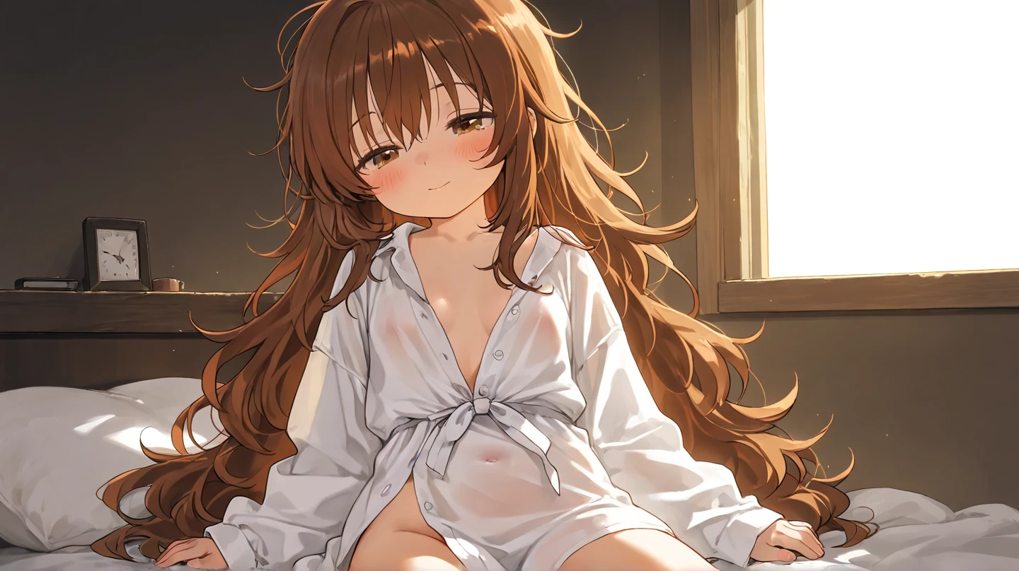 1girl, solo, nsfw, nude, naked、yuuki mikan. brown hair, long hair,, brown eyes, nipple, big breasts、Abandoned amusement park、 file, crying ,flooding、abandoned hospital、fire、heavy snowfall、frozen、12 years old 、whole body