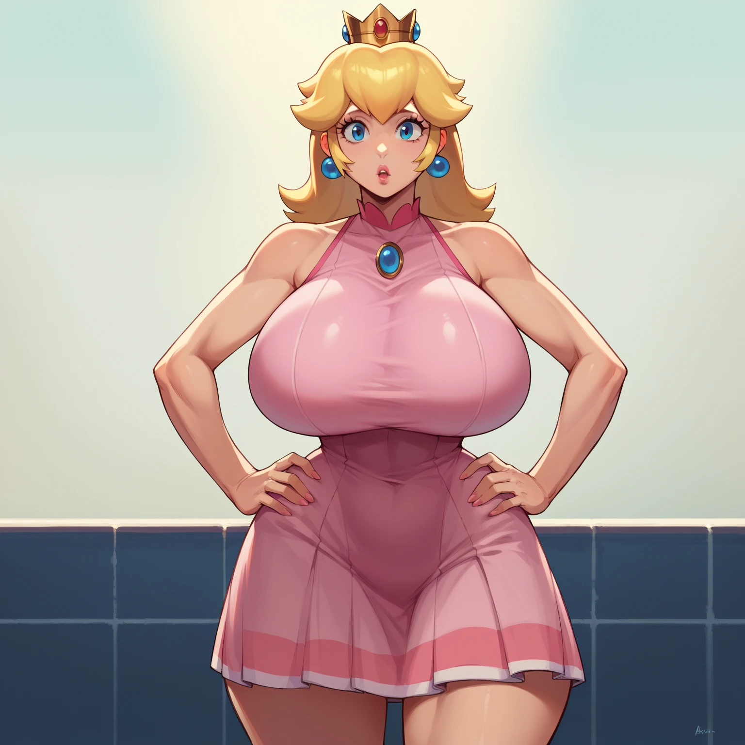 peach princess, from Super Mario Bros.