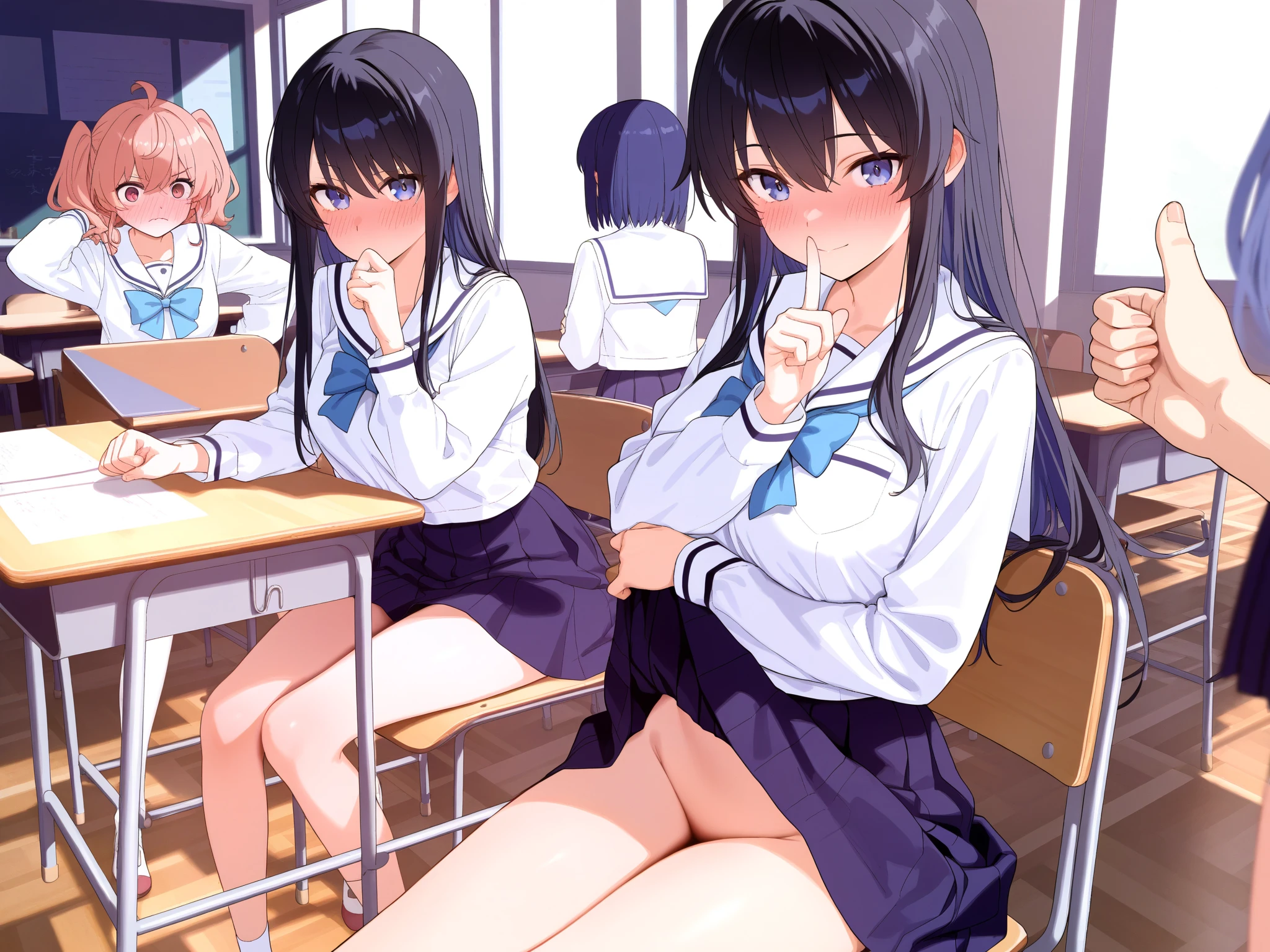 Bishōjo anime style,One Woman,,,height135Girls under 18cm,10 years old,mini skirt,Penetration Sex,Creampie Sex,Sex-obsessed,Primary school students,Breasts that began to bulge,Semen overflowing from the vagina,,Girls' Elementary School,,Pulling your arm,School bag,Land athletics
