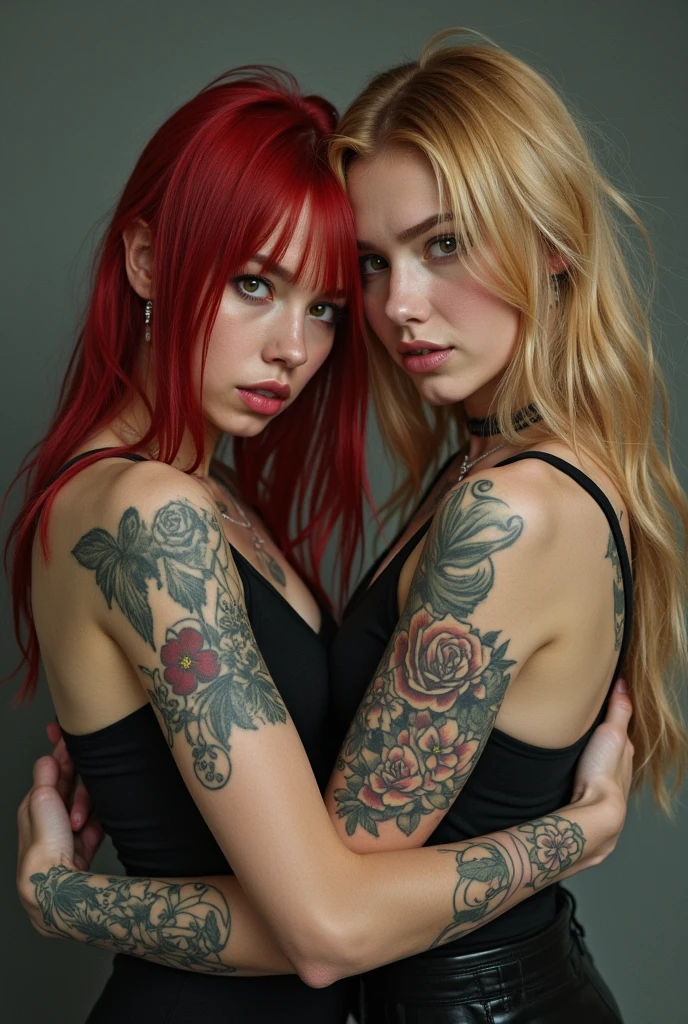 I want a 15 year old twin woman
Vetement de gym  very sexy. Very very very large  chest. braided. skin white. Some sexy tattoos. Lip  piercing. . Realistic. Elles sont brune et rousse. Photo de face sexy nude 
Cheveux tres long. Yeux bleu. 


