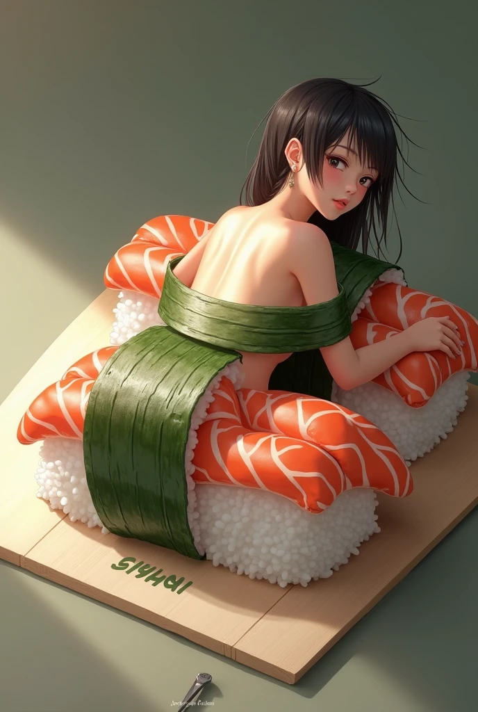 masterpiece,1girl,solo,blush, <lora:GirlFeastV1:1>,,lying, on back, <lora:TheaV1-000004:0.5>,bottomless,food on body, sushi,fruit,cake slice, chocolate,steak, flower,salad, ice cream,kitchen, table,chopsticks, tongue out, (kobo kanaeru:1.2), ti-emb_kobo-kanaeru