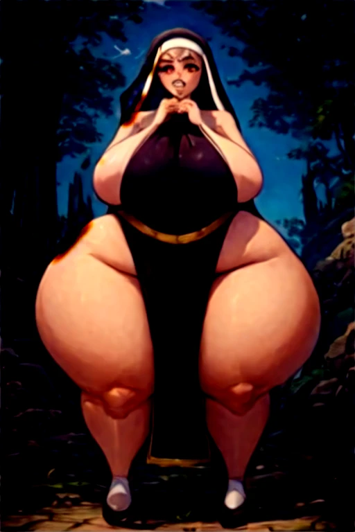Mulher pregnant com vestido rosa pink gigante, high qualiy, awardwinning, high resolution, 8K , standing alone, 1woman, from the front, mellow, milf, pink cut hair, blue colored eyes, long cloak decotado , tall woman, 29-years-old, milf, cuvilinear body, massive huge tits, huge ass , big-ass, pregnant, voluminous pink hair, long cloak, hinterland, dress covers the legs, seducing gaze