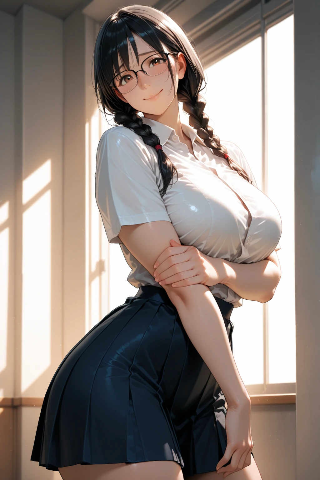 ((masterpiece:1.4)), ((最high quality:1.4)), ((masterpiece)), ((最high quality)), ((Intricate and detailed:1.4)), ((Super detailed)), 9-year-old female, Perfect body, Perfect clear skin, Surreal, Hyperrealism, Realistic, 超high quality, masterpiece, high quality, beautiful,T-Shirts,((Nipples are visible)),(Sweat)),(Wet with water),((Long nipples)), Sexy Face, (Big eyes:1.3), beautiful目, Hyper Detail, Super detailedな目, cute, Tone it down a bit, fit, Sexy waist, Sexy Hips, Perfect Legs, Thigh Gap, To the camera, Rosa(Pokemon), 1 girl, alone,Double good, Hair Bun, Twin tails,(Visor Cap),(((skirt))), Brown Hair,(Blunt bangs:1.1), blush, (体にfitした衣装、Tight outfit),indoor,((Against the backdrop of a medieval aristocratic mansion,playful nature:1.4))(Blurred Background:1.2), Detailed Background,(((沢山のSweat))),