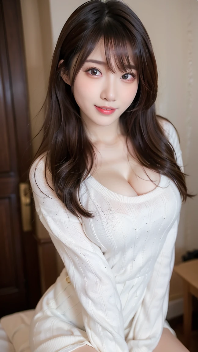 top-quality、masterpiece、超A high resolution、(Realistic:1.4)、Raw photo、1 19-year-old girl、, sexyly shirt, lighting like a movie