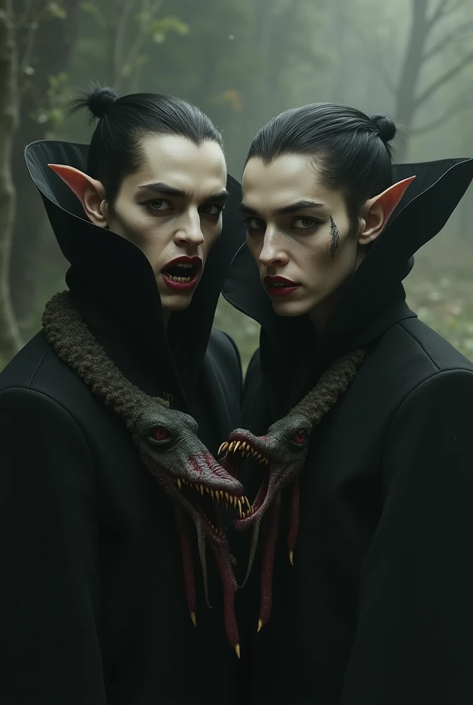 Une elfe et un vampire