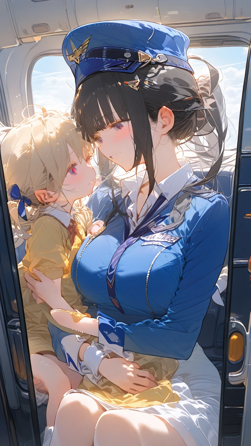 score_9,score_8_up,score_7_up,masterpiece,best quality, source anime, realistic, super detailed, extreme detailed, rating_safe,
1girl, sitting on seat, (sleeping:1.1), tilt head, office lady, I was up all night last night,
BREAK girl, 22yo, short hair, bob cut, (blunt bangs), black hair, (tareme, detailed cute brown eyes), curled eyelashes, (large breasts:0.9),
shiny hair, beautiful detailed eyes, beautiful face,
white collared shirt, black jacket, black tight mini skirt,
(closed eyes:1.2), wide open mouth, (drooling:0.5),
in train, morning, window, sunlight,