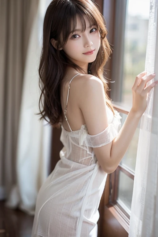 SeaArt Bot Upscaling Free 06:17:47 30 year old woman, mature woman, RAW photo, bokeh (realism: 1.4, realistic), high definition CG integrated 8K wallpaper, Japan girls 1 ((thickness: 0.7)), camera gaze, (from the front)), (HQ skin: 1.4), 8k UHD, DSLR, soft lighting, high quality, film grain, fujifilm XT3, ((((Whole body: 0.6))))), ((White lingerie), Indoors, Piasobin, Short hair, No bra, Open legs