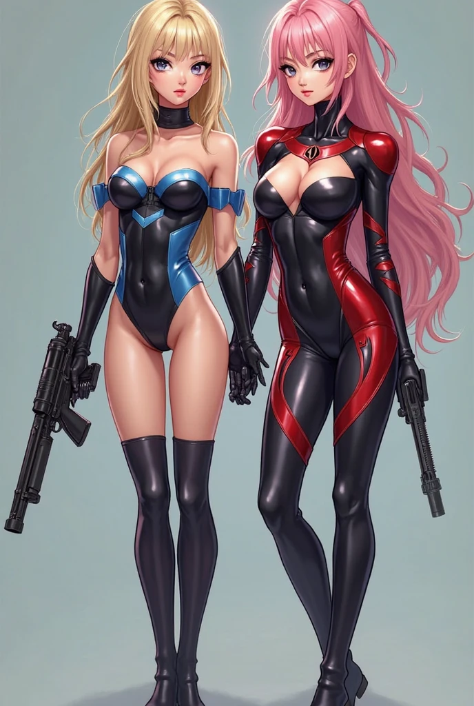 Kirsten Dunst、masterpiece、High quality 4K、villain (X-Men)、Gothic Girl、Sculpted Body Gothic Makeup、Black jacket、Red and blue bodysuit、masterpiece、highest quality、Cowboy Shots、one personの女の子、one person、Technology Military Bodysuit、fringe
