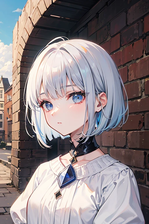 (Darjeeling,Nishizumi Shiho,Nishikinuyo),

One Woman,

(Silver Hair:2.00),
(Hairstyle:Short Hair),Bobcut,

Early 30s,Natural skin texture,Narrow waist,Thin type,Adult atmosphere,
(Asian Skin:1.9),Height: 170cm,Japanese Girl,,
Blue Eyes,Small breasts,Princess,

(((Brown off-the-shoulder sweater:Jacket:1.8))),

((ID photo:1.8,Plain cerulean blue background:1.6,Capture your subject from the front)),
(expression(Puzzled),upright posture,Closed Mouth,narrowed eyes,blush),
(valley),Condescending attitude,

Natural depiction,
Beautiful depiction,
Shiny eyes,
Healthy Body,
自然なHairstyle,
Natural body contours,
Natural facial contours,
(Five fingers)Absolute depiction,Symmetrical fingers,
Two arms,
Two legs,
Sharp eyelid depiction,
Symmetrical eyes,Symmetrical eyes,
Keep the subject in the center,Expand the upper body,
Beautiful image quality,
Delicate shades,
4K,Very detailed,
Delicate light adjustment,
Delicate contour drawing,