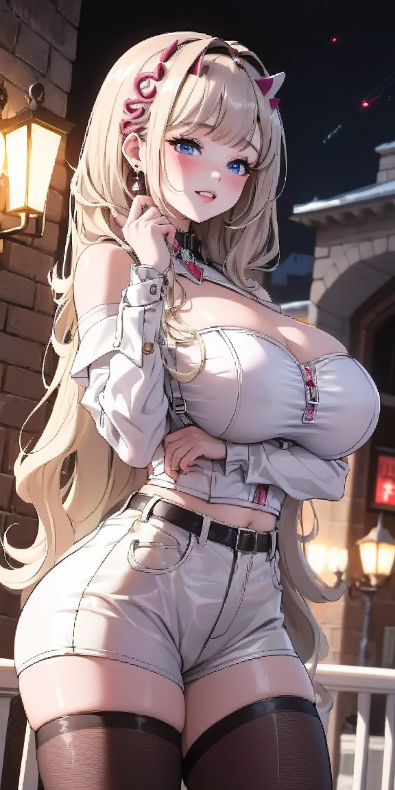 freya, 7ds, orange eyes, big breast, gorgeous, amazing body, blush, lipstick, Hot girl, baddie, staring, glaring, bad attitude, mean girl, dare, angry, hate, crazy, smoking, sensual, attractive, fur trim, mature female, gloves, fur-trimmed coat, outdoors, rooftop, cityscape, building, railing, night, night sky, scenery, city lights, blush, lipstick, jacket, masterpiece,high quality,4k, bare shoulder,belly,crop top,outdoor,cleavage,jeans,casual
dress,street,road,smile, open mouth, (nsfw) not safe for work, holding a gun,handgun, evil expression,
exposed belly, exposed navel, exposed midriff, exposed lower belly, crop top overhang, underboob,
unbuttoned jeans , low rise black jeans, Low rise jeans, Low rise jeans with open fly, navel piercing