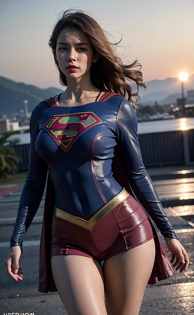 half-length,1girl,(Perfect figure,be tall and slim),solo,standing,(outdoor:1),sky,Focus on the face,Beautiful sexy face,Detailed delicate young face,supergirl, (Super girl suit:1.5),Jumpsuit,(huge breasts,Big tits,Big breasts:1.3),thigh gap,camel toe
realistic style,vivid picture,masterpiece, (best quality:1.2),ultra-detailed,realistic,High definition,High quality,Cinematic Light,Ray tracing,ultra high res,UHD,(photorealistic:1.5),intricate details,detailed texture,finely detailed,High quality shadow