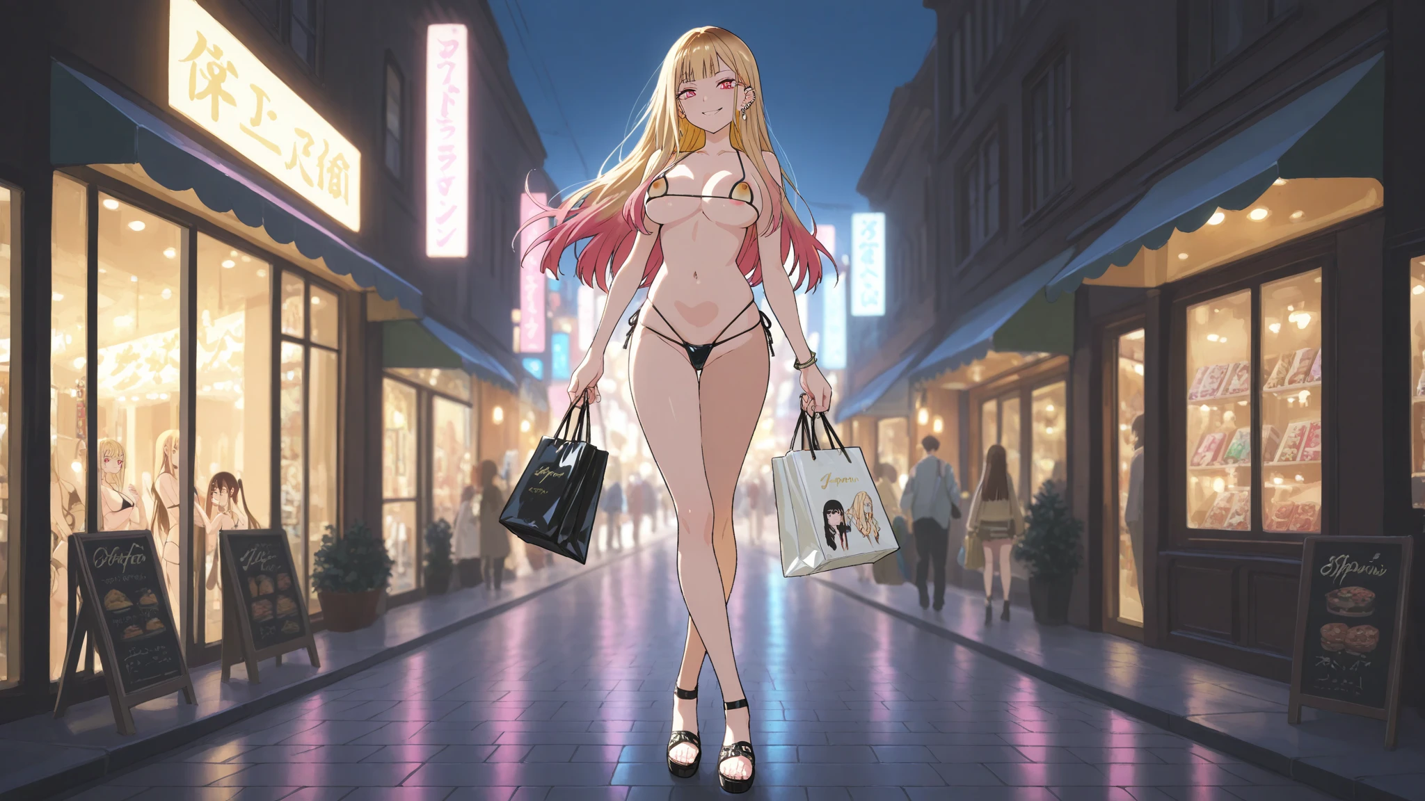 驚くほど美しい女性のbornのクローズアップ, Along a canal in the Netherlands, Shops selling Gouda cheese, born, 8K, Ultra-high resolution, Natural light, A perfect day, amateur, Frank, Completely naked