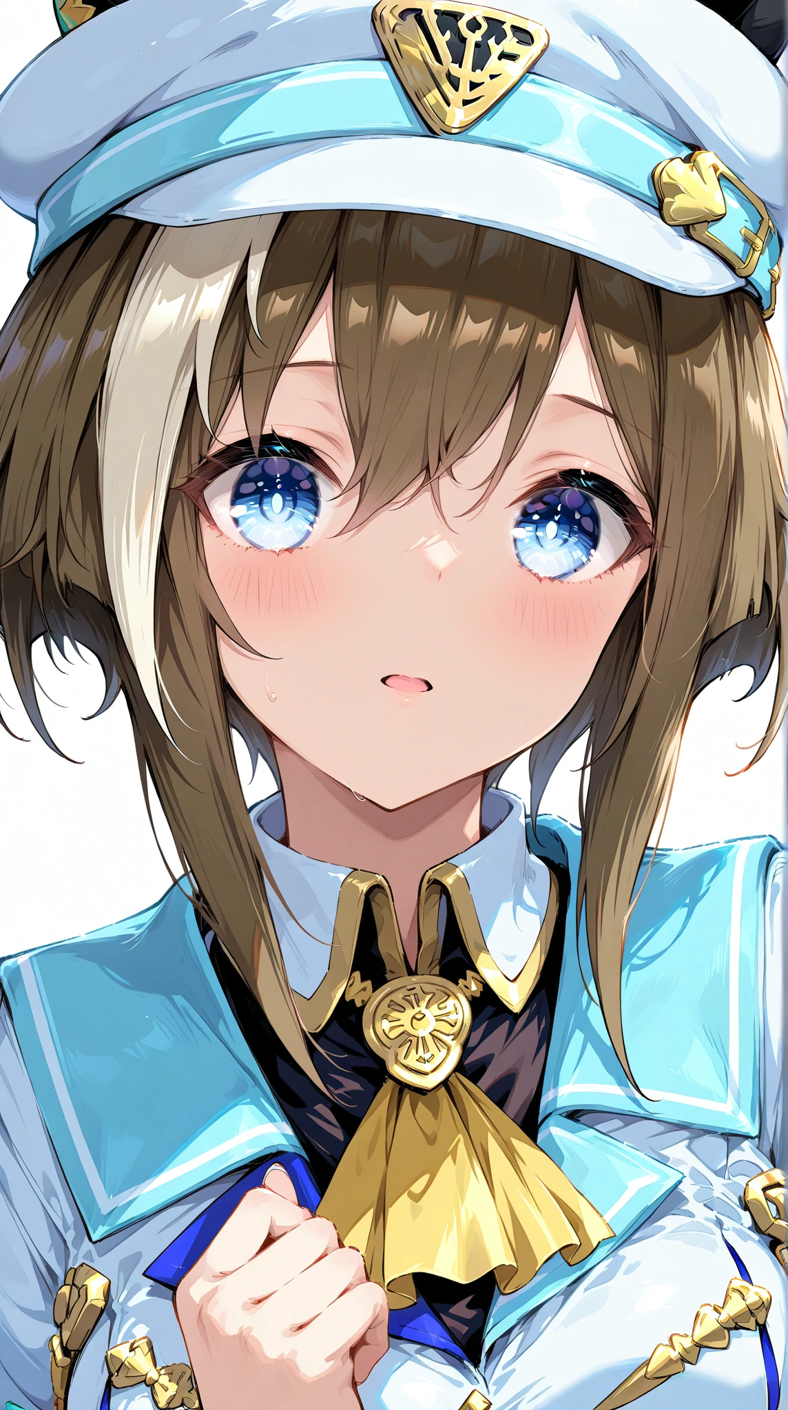 A faint blush and a smile, (A masterpiece of the highest quality:1.2) Fine quality illustrations, Very detailed, /Beautiful Japanese woman、1 person,Very cute and slim、Outstanding style 、((8K imagery、Ultra-high quality))、The face is very delicate, Skin and hair、Red lipstick、Long hair、(((((Gradient hair、Brown hair))))),Eyes and nose clearly visible、Kind eyes,(((Sexy Lingerie、full-body shot)))