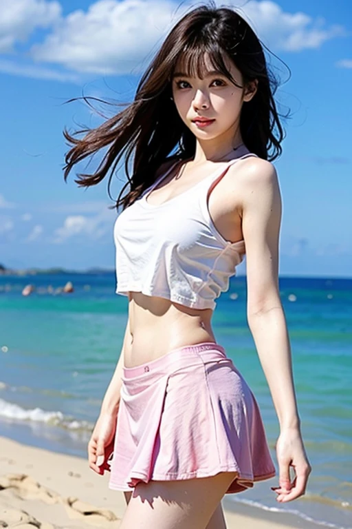 Ancient Chinese Women、Female god、god々、Age 25、Handsome and sexy、nsfw、belly button、naked、No pubic hair、Beautiful genuine jade pendant、naked feet、Bare shoulders、belly buttonを明らかにする、Date and Time、There are clouds and fog at my feet、fly in the sky、fly in the sky、Floating、Calm and indifferent、Detailed body、Detailed face、A happy smile、 The body is greasy、Beautiful things、Exaggerated、Handsome and attractive、Look brave、Long hair flutters、Hair is floating、Long bangs、An incredible amount of hair、Flowing hair、Ambient Light、Detailed sky background、Surrounded by clouds、Volumetric Illumination、Cel Shading、32k