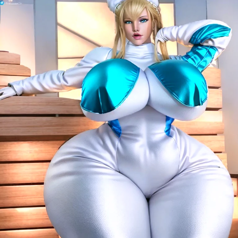(best quality). (Ultra Detalhado). (1girl), Olhando para o Viewer. (Antecedentes detalhados). belos olhos detalhados. rosto delicado e bonito. (high saturation), seios grandes, droopy breasts, (((sexy blue bunnysuit))), (((fake bunny ears))), (((white stockings))), (((long legs))), (((gigantic breasts))),
