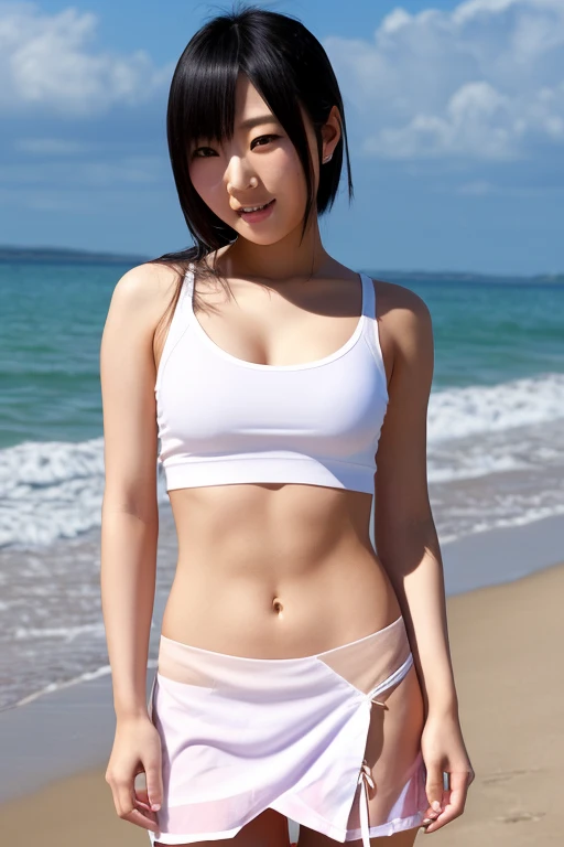 highest quality,Raw photo , 19 year old Japanese female idol, From above ,
Figure skating,Y-shaped balance,off shoulder top,short hair, bowl cut ,cute face ,edgy,droop ,murky water , overflowing ,Wet ,Self snap, on the beach, rain,night, panties、白いpanties、Full view of underwear、NSFW