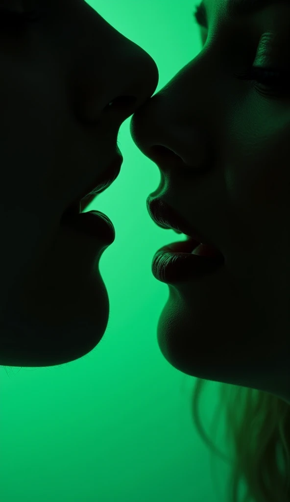 poluzzle closeup of lovers kiss, polaroid photos, cinematic, dark atmosphere <lora:poluzlle:1>