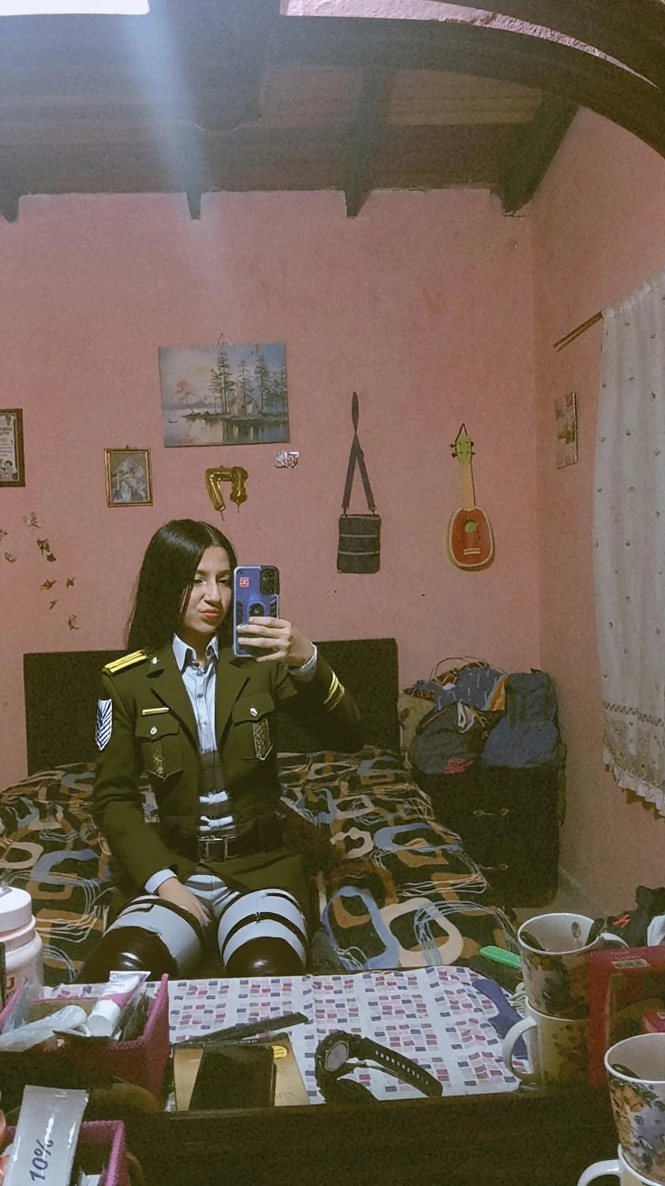 there is a young girl sitting on a bed in a green and gold leoper, posando em leotard e tiara, posando de rainha, menina bonito vestindo o terno do tanque, artificial intelligence princess, Oi - Res Scan, hi-res scan, renderizado em povray, Princesa em primeiro plano, maia 8 mil, post processed denoised, Retrato da princesa