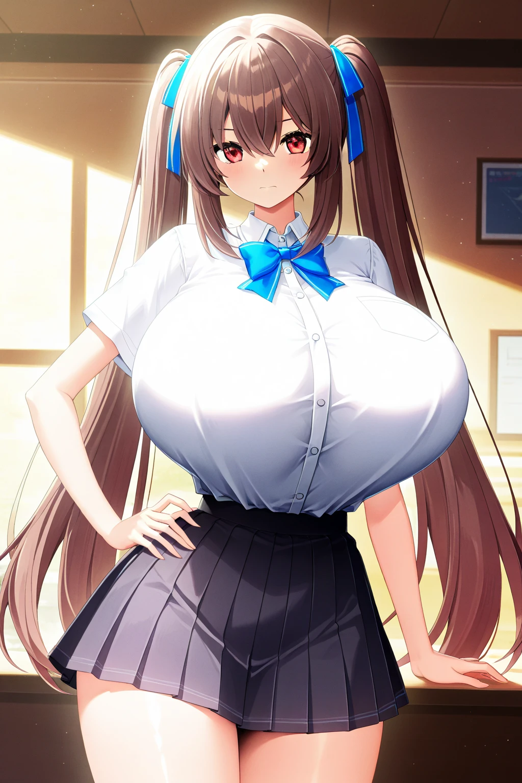 {{{{{16k,  in the first year of junior high school takes a pill and her tits suddenly swell up into huge breasts and her waist gets narrower and more feminine, attracting the eyes of many, and she is just so shy}}}}},{{{{{Ultra High-resolution realistic movie of neat virgin junior high school girl's as pretty as a actress in Grass schoolyard, She's in the middle school, but she's too well developed, her tits are too beautiful, She's a junior high school girl with no makeup and no polish but her body is glamorous, She's a virgin but she's popular popular popular and she just has an aura of being popular}}}}},{{Extremely detailed}},{{{{{dye her cheeks flush and integrated her head pure small, thick lips, Enchanting thick gross idol's Lips}}}}},{{{{{dark colored bang hair}}}}},{{{{{She get more attractive and smoother her body, her expression and appearance are transformed into that of a pure, Her white tits are so fluffy, and are depicted in great detail, but her sex appeal from her neck fills the schoolyard, her bodyline and tits and hips are getting cuter and cuter, She has been reborn as a pretty one-in-a-thousand-year girl with a sparkling aura of cuteness}}}}}