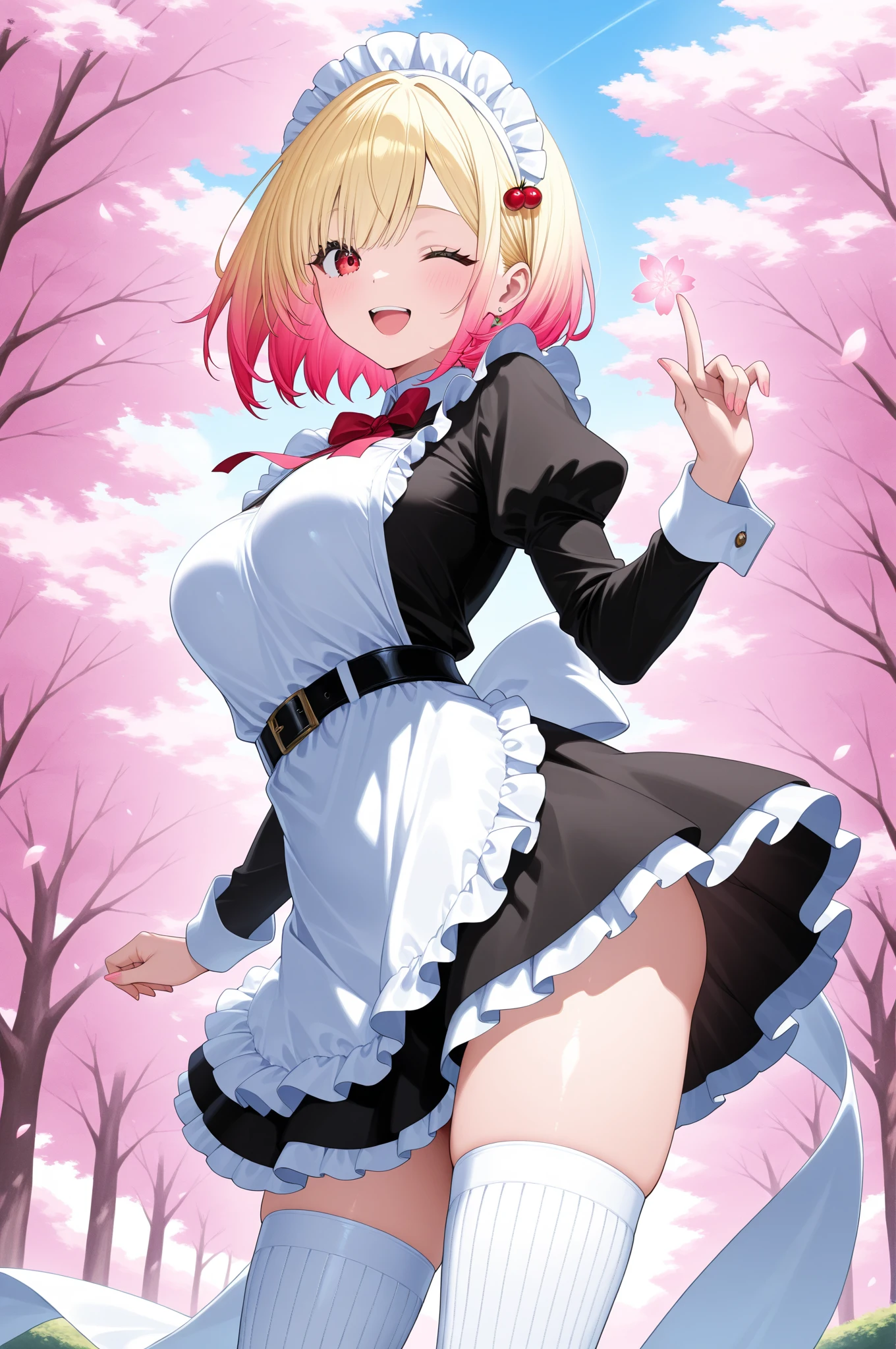 (girl1), (anime), himiko toga, white, wearing a white dress showing the shoulders, with a thin straight skirt, like a dress cloth in the lower straight part, and in the lower part behind another straight cloth, showing the legs, with white stockings, and a sexy dress, look, the size of her breasts, they are size BBB+++, Super busty, and with a big ass