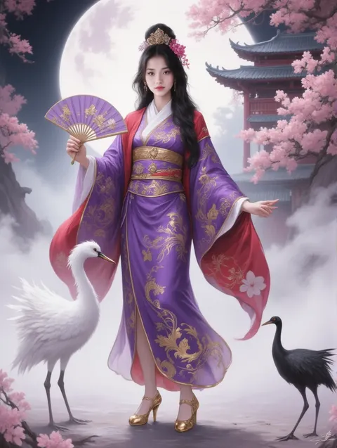 สตรีในเครื่องแต่งกายอันโอ่อ่า