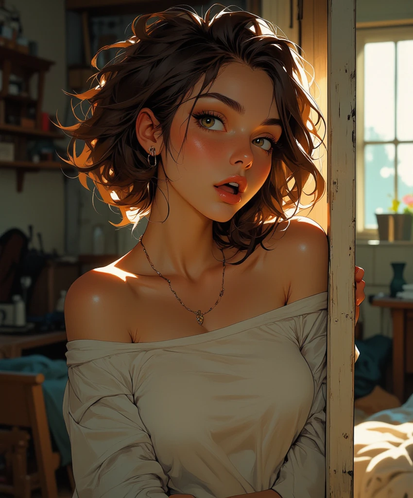 DEN_lani_lane,
((dressed in rags:1.2) in a (shanty shack:1.1) made of wood and sticks, apothecary, (alchemy:1.1), witchdoctor, mystic, decaying, (rundown shack:1.2), (dark room:1.2), shanty shack, (wearing raggedy clothing:1.1), (rag clothes:1.2):1.2),
bokeh, f1.4, 40mm, photorealistic, raw, 8k, textured skin, skin pores, intricate details <lora:epi_noiseoffset2:1>, epiCRealism