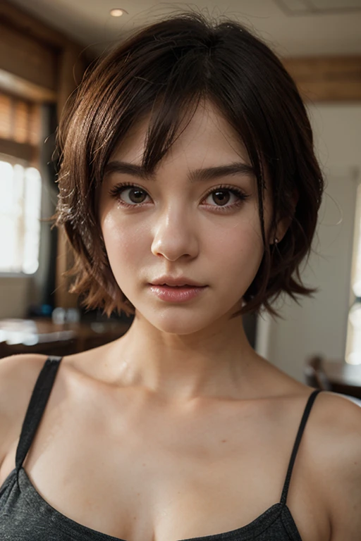 Highest quality、8k、32K、masterpiece、Hmph:1.2)、cute、((Young Girl))、(Lori)、(whole body)、、and others、View Viewerix4、(8k、RAW Photos、Highest quality、masterpiece:1.2)、(Realistic、Photorealistic:1.37)、One Girl、cute、Professional Lighting、Photon Mapping、Physically Based Rendering、、Short Curly Hair、Young face、Girlish、Excellent image quality、High resolution、1080P、(Clear Face)、(Detailed face description)、(Detailed hand description)、(Masseter muscle area)、(Exquisite CGI)、 Extreme light and shadow、My hair is messy、masterpiece、Rich details、(Exquisite facial features)、(Best image quality)、(masterpiece)、(Detailed eyes)、I look forward to seeing you、Delicate clavicle、Various poses、Don'don't watch mela