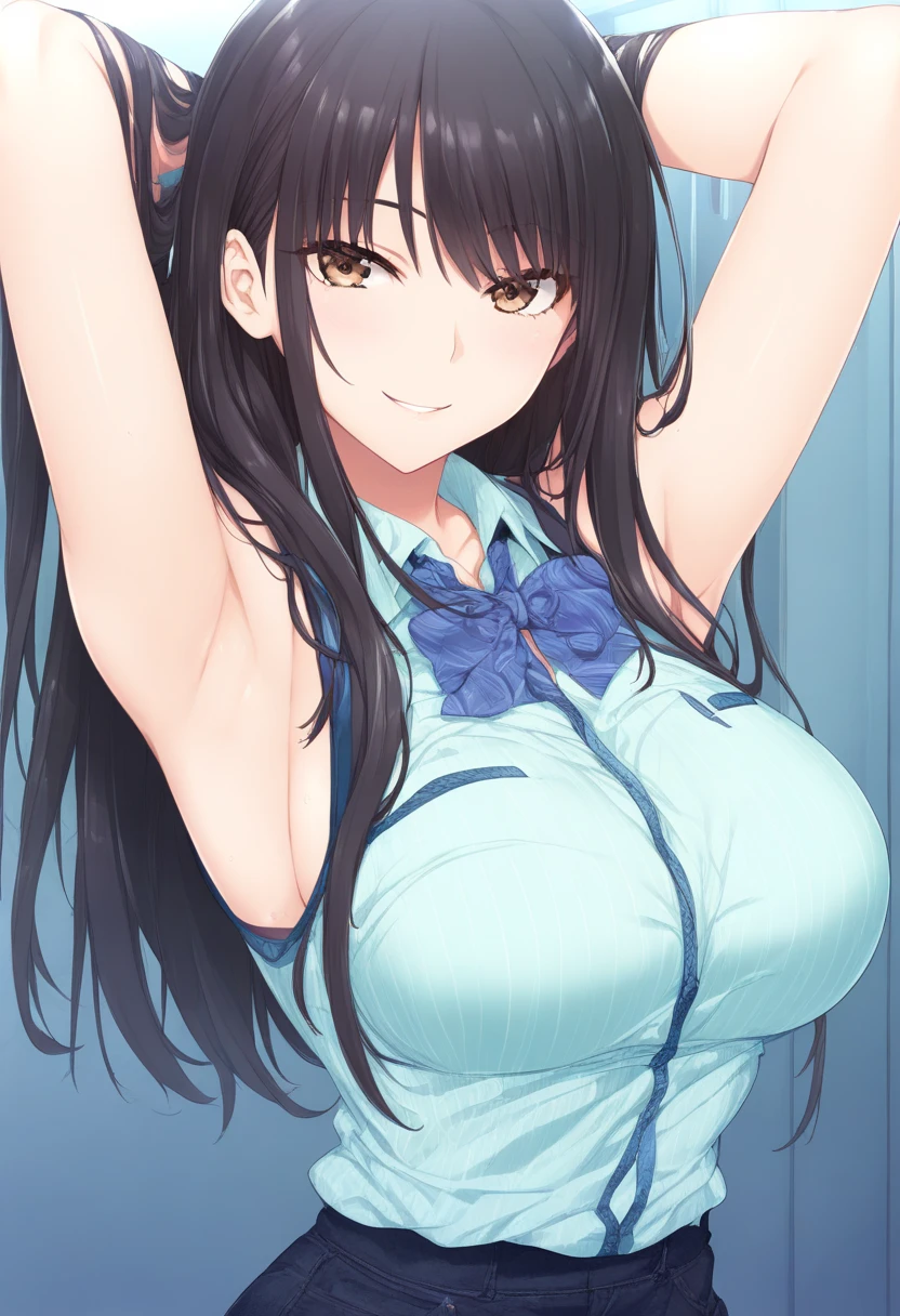 TAKEBAYASHIGTNH
BLACK HAIR, SWEPT BANGS, HAIRCLIP, STRAIGHT HAIR, LONG HAIR, GREEN EYES, Big Breasts , live stage, formal dress, solo, nsfw, nipple, 